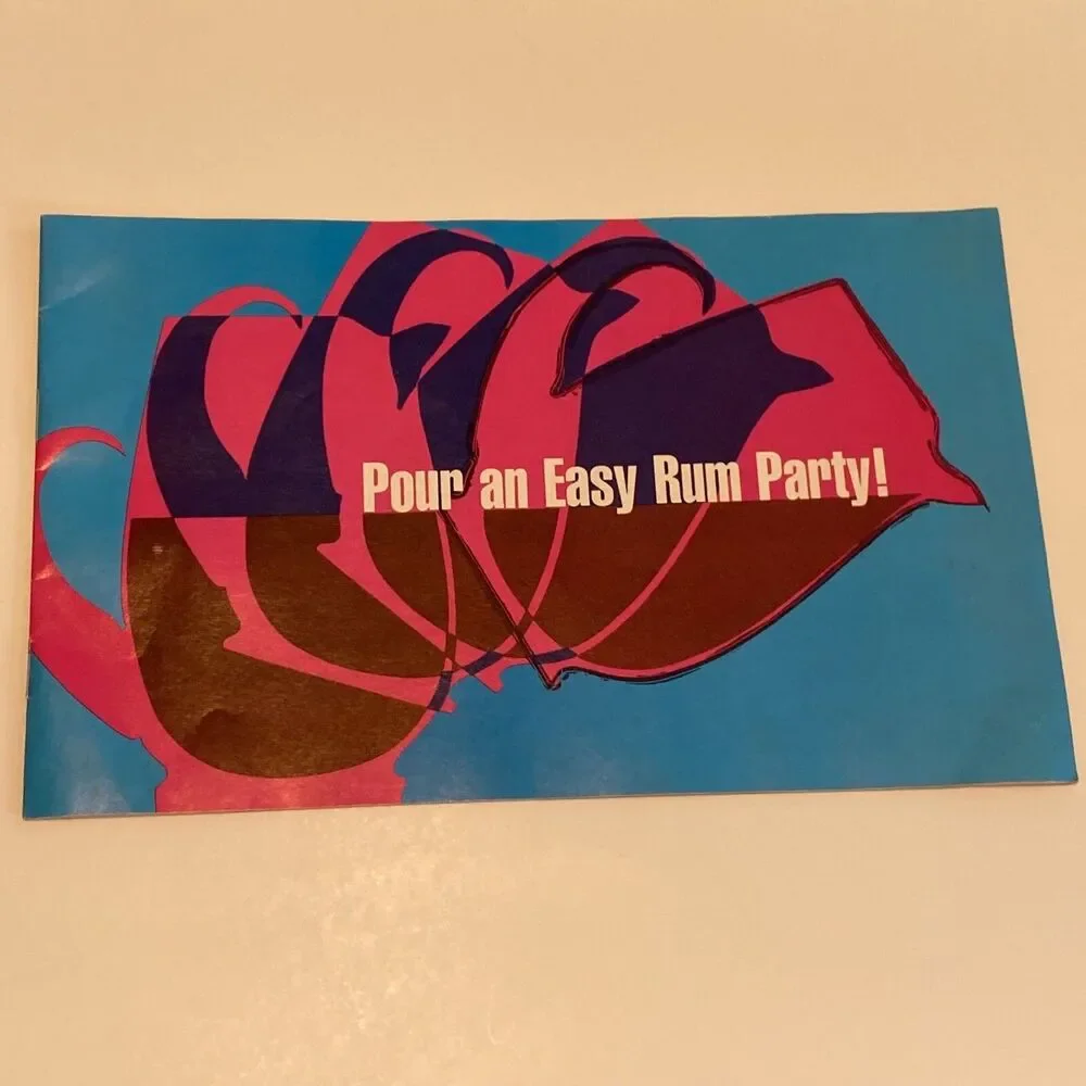 Vintage RUM Recipe Bar Booklet Advertising Ephemera 1975 Rums Of Peurto Rico